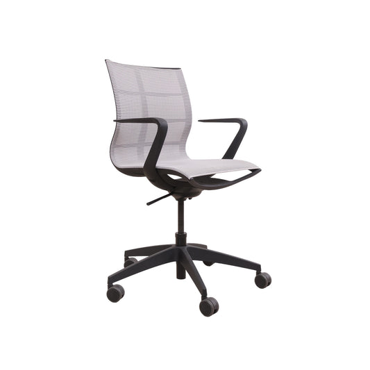 Unik Sedus kontorstol i lys grå med mesh stoff