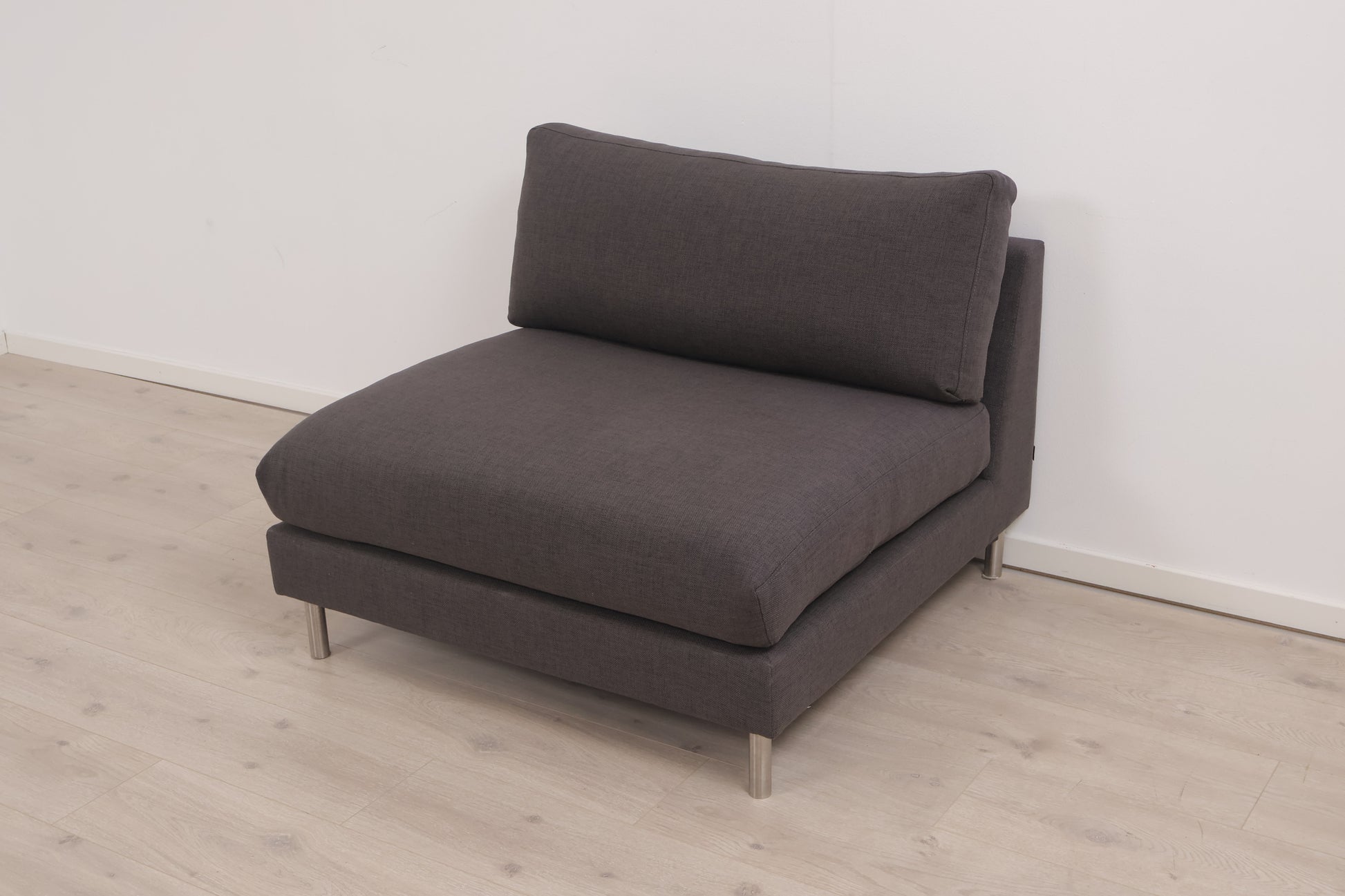 Nyrenset | Brun/grå Bolia Scandinavia 1-seter sofa/lenestol