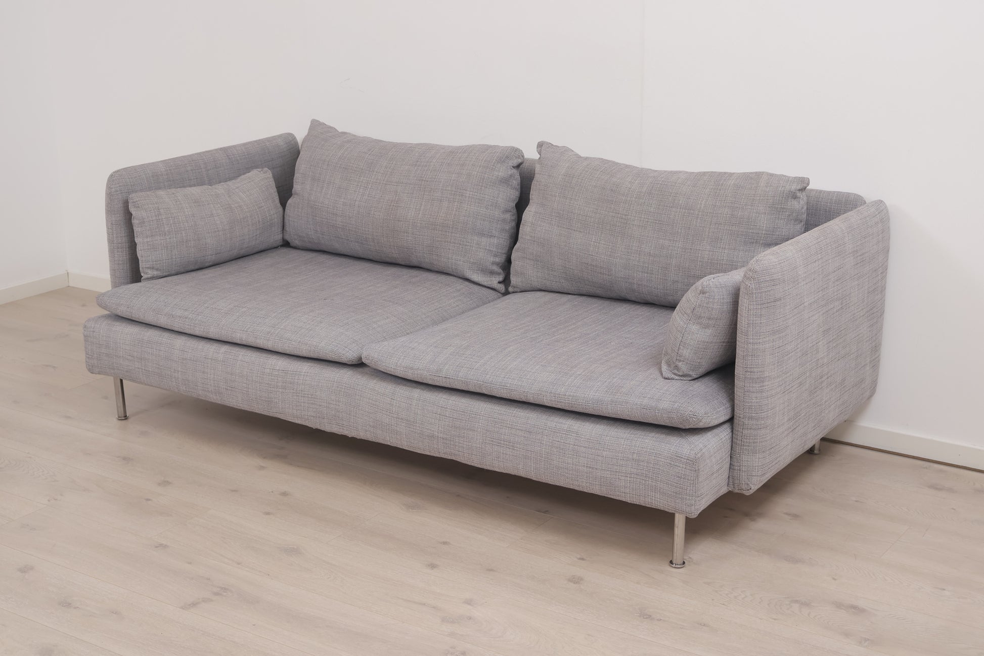 Nyrenset | Grå IKEA Söderhamn 3-seter sofa