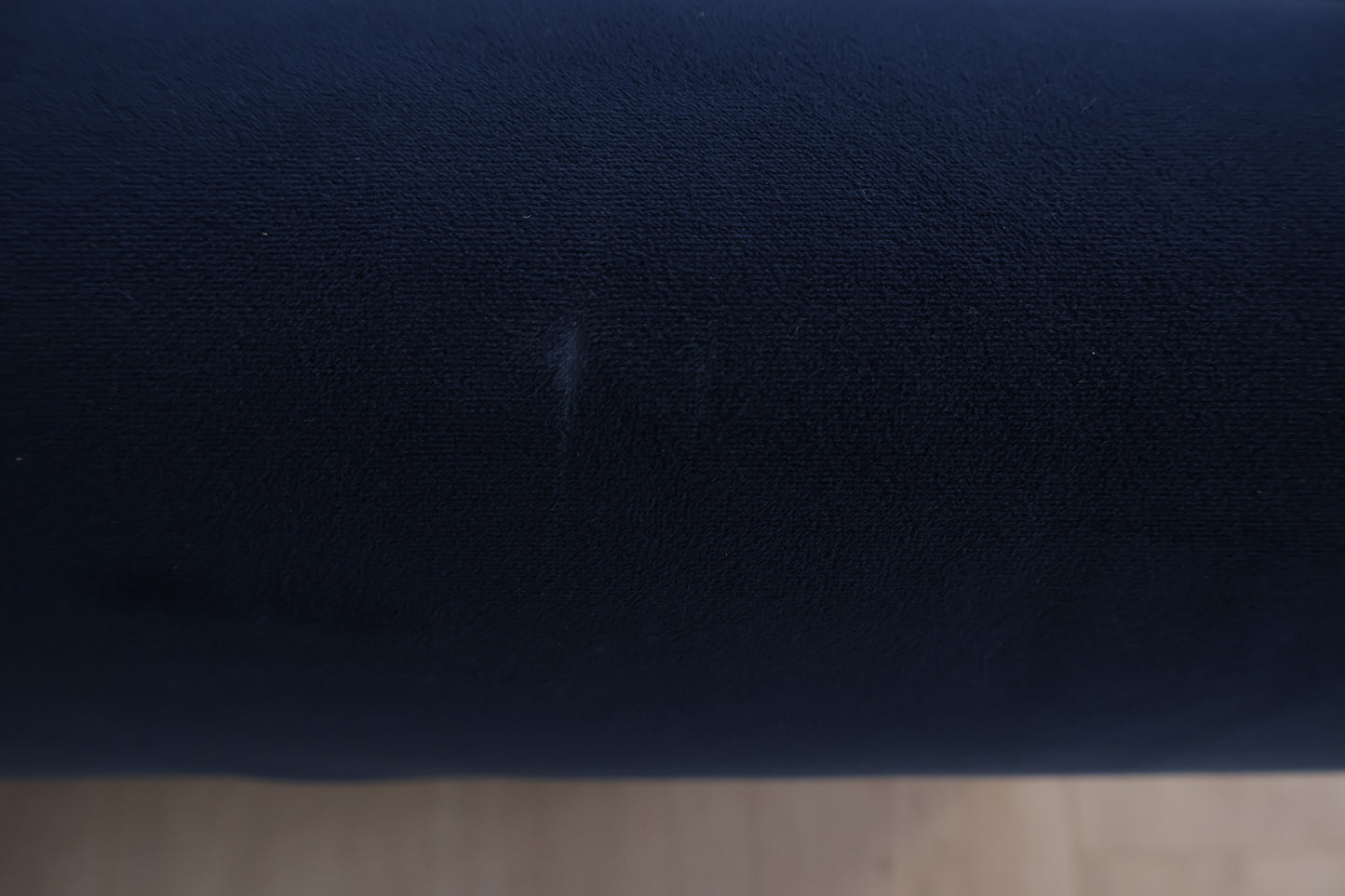 Nyrenset | Blå hjørnesofa med åpen ende i velur