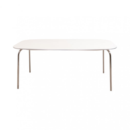 IKEA spisebord i hvit/krom