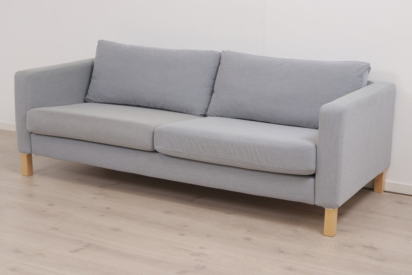 Nyrenset | Grå/blå IKEA Karlstad 3-seter sofa