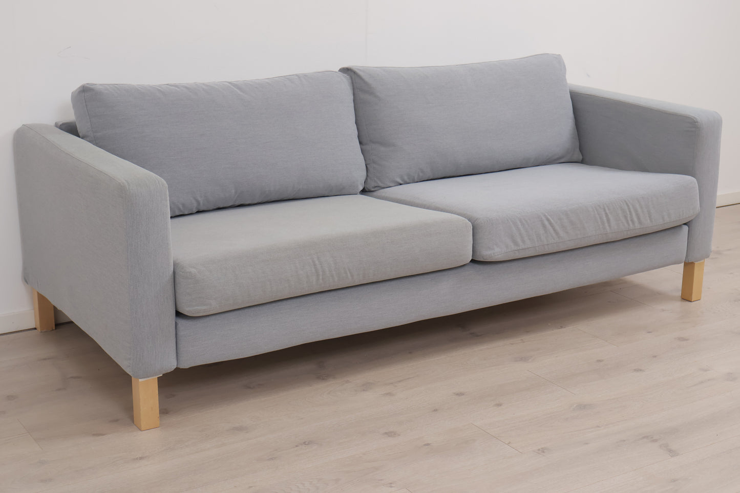 Nyrenset | Grå/blå IKEA Karlstad 3-seter sofa