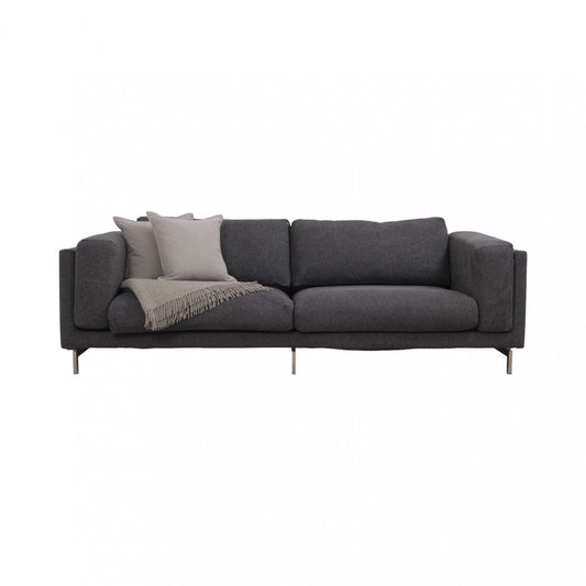 Nyrenset | Mørk grå IKEA Nockeby 3-seter sofa