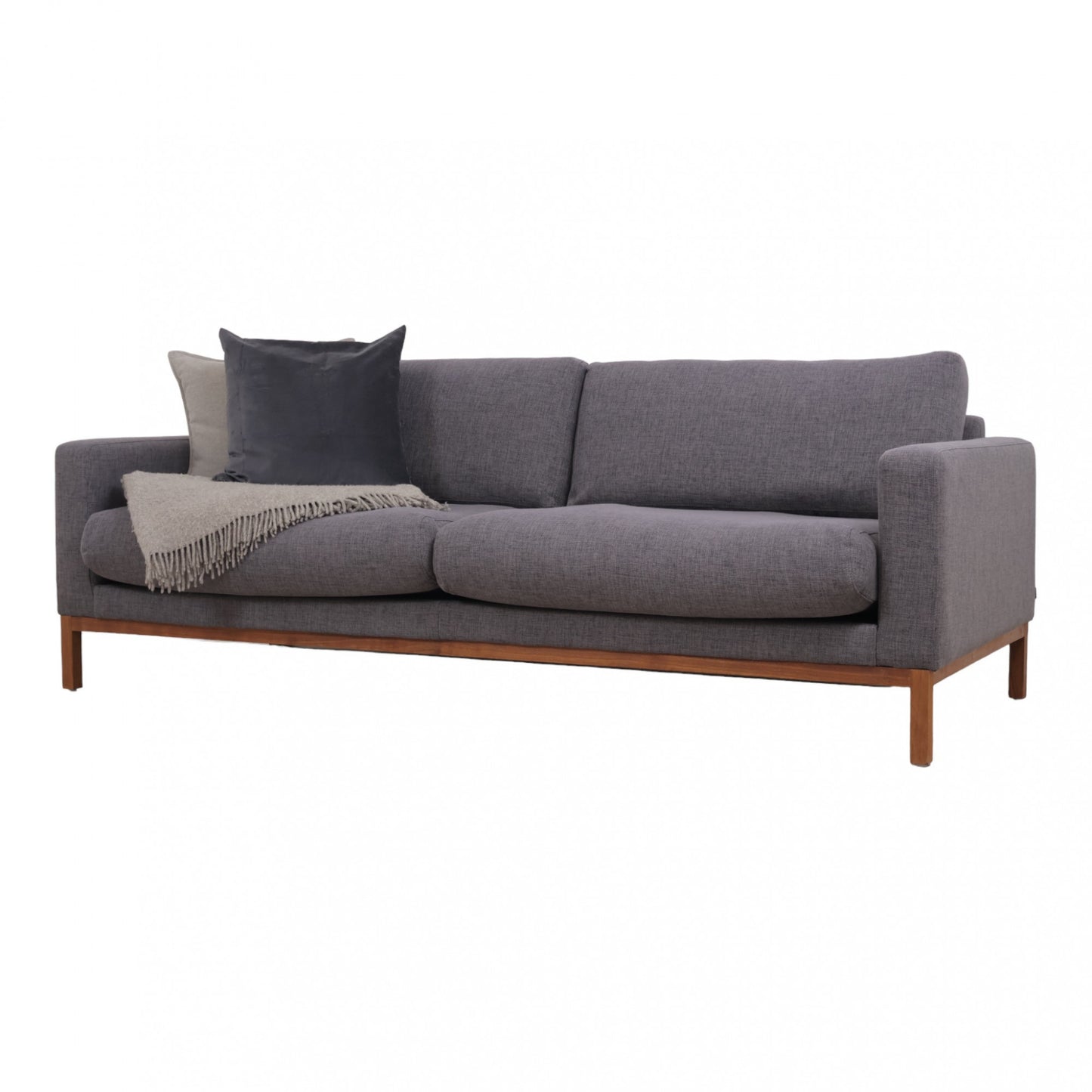 Nyrenset | Grå/lilla Bolia North 3-seter sofa