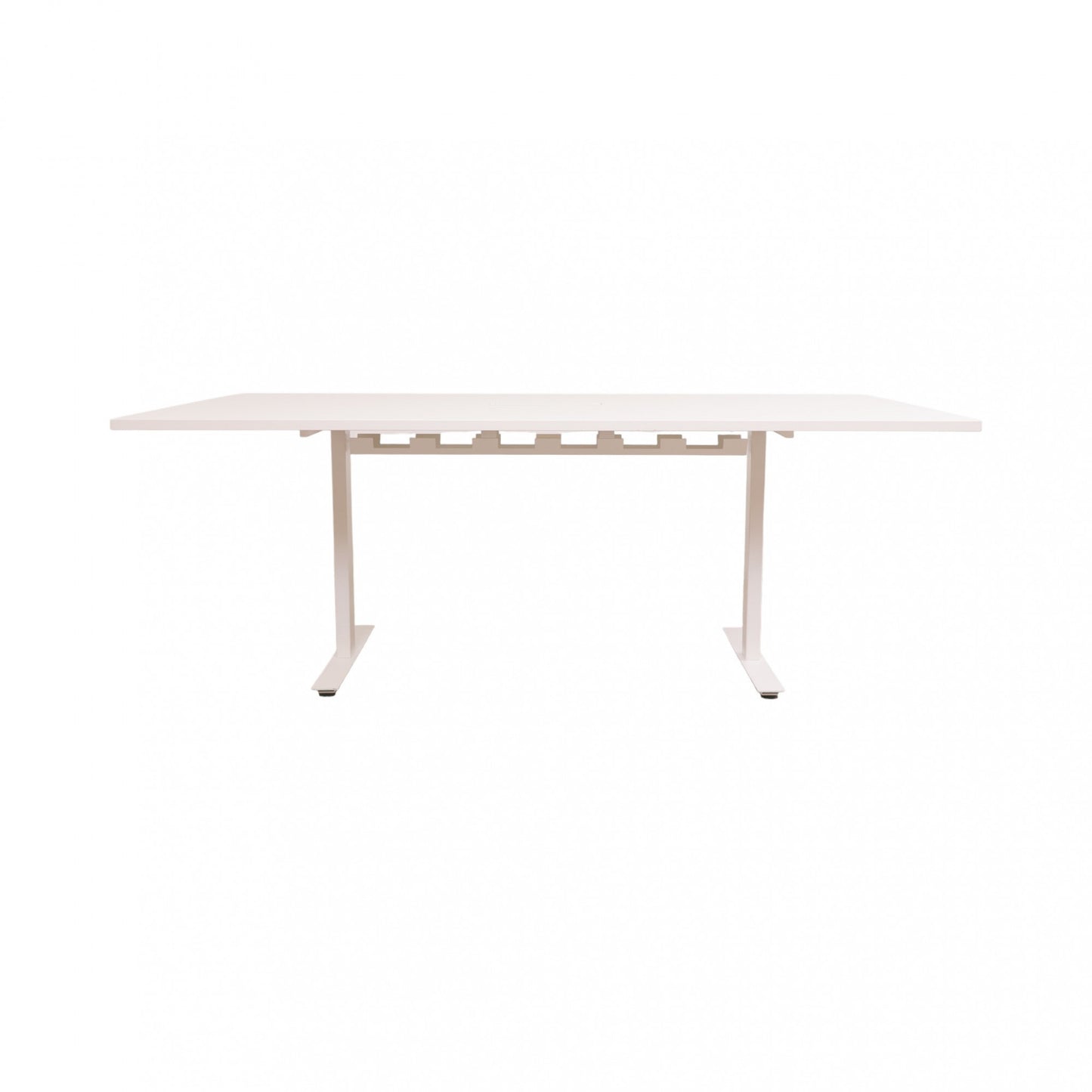 200x120 cm, Stilrent møtebord i stor størrelse og hvit farge