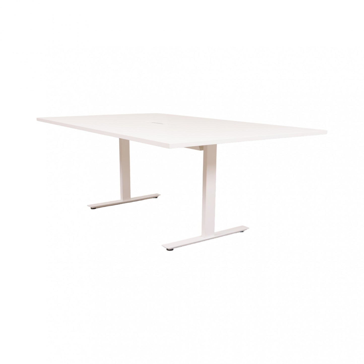 200x120 cm, Stilrent møtebord i stor størrelse og hvit farge