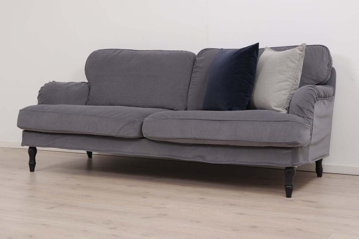 Nyrenset | Grå IKEA Stocksund 3-seter sofa