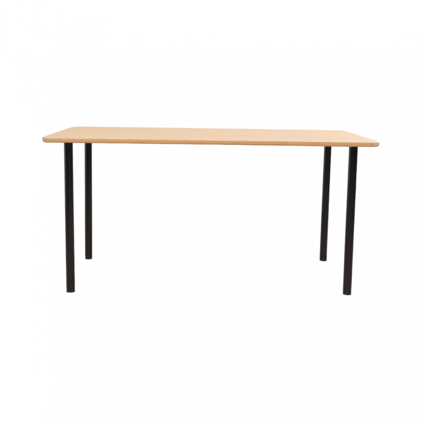 IKEA skrivebord, tre/sort