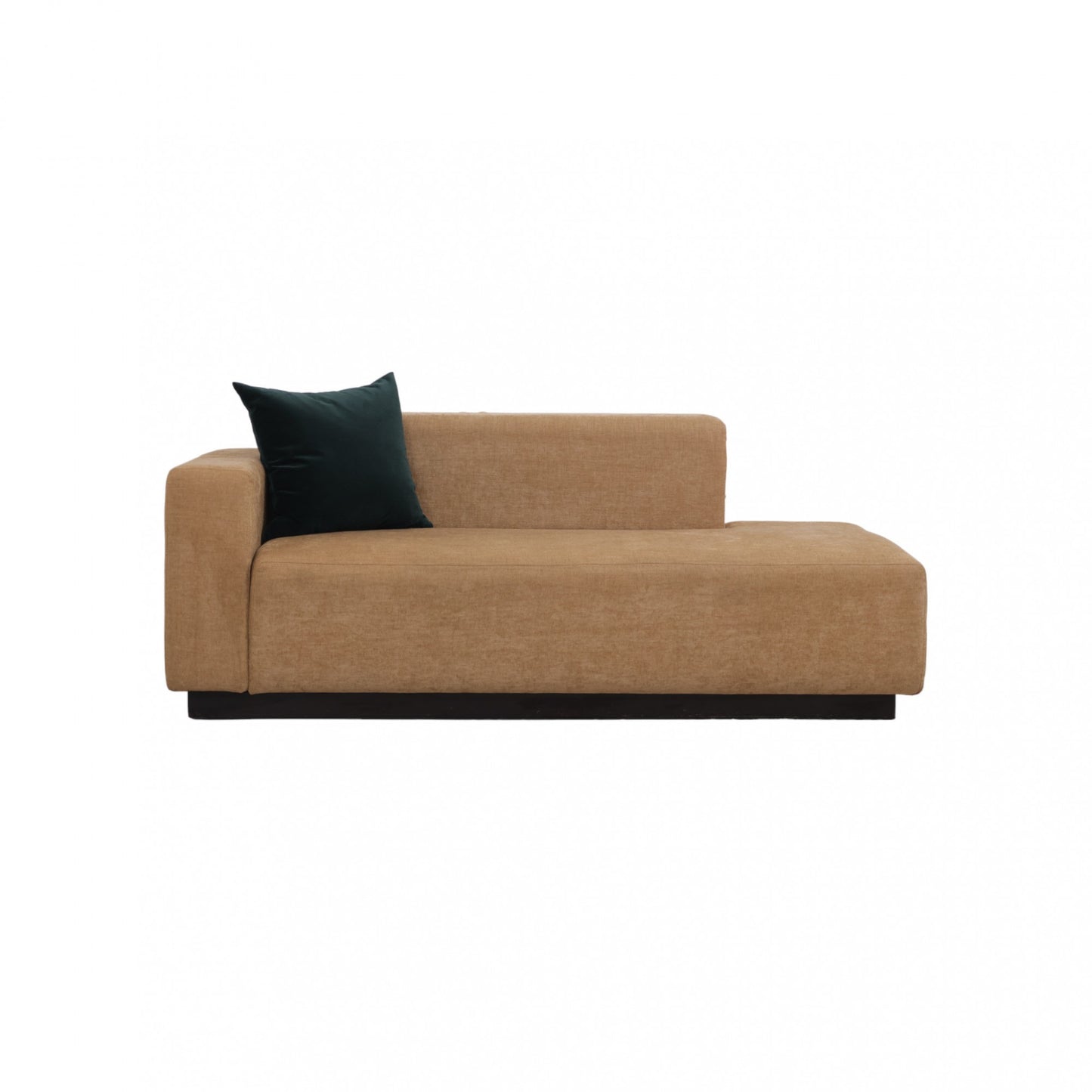 Nyrenset | Beige 2-seter sofa med åpen ende