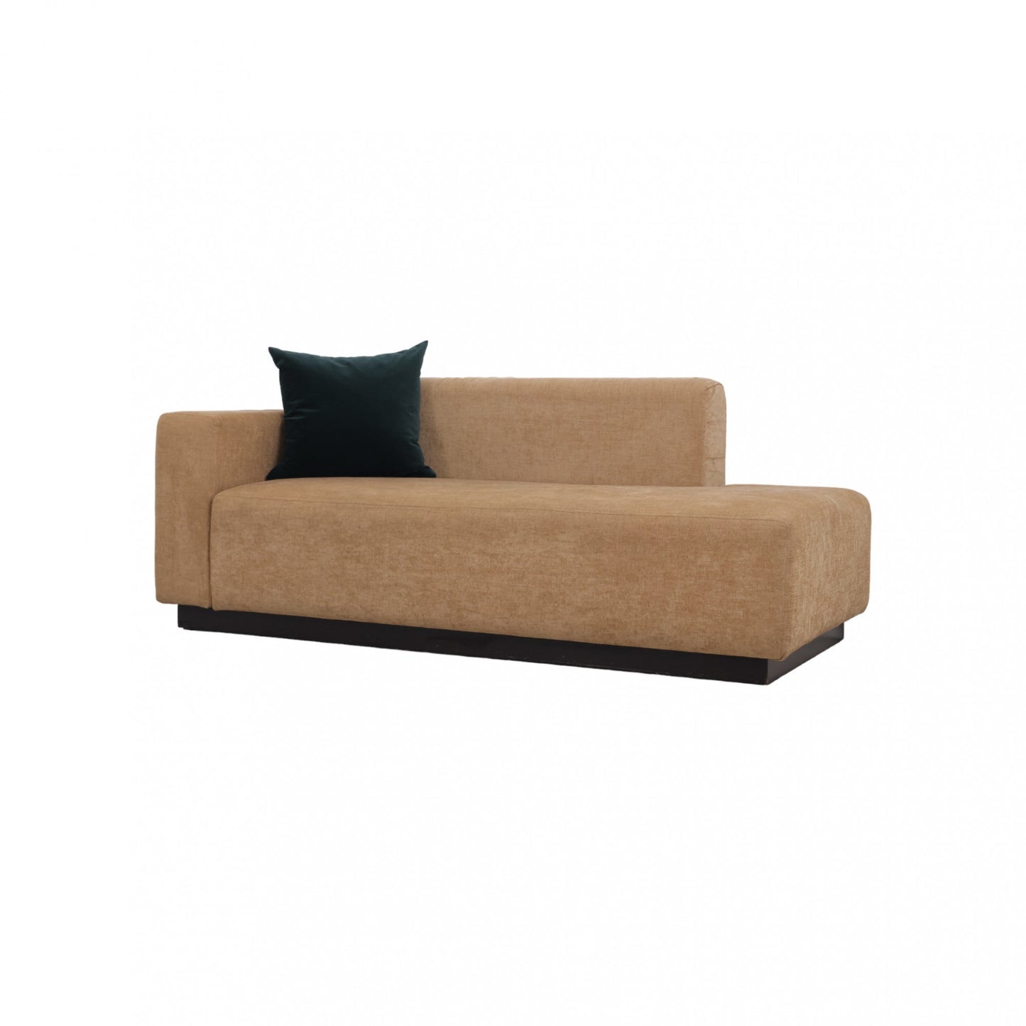 Nyrenset | Beige 2-seter sofa med åpen ende