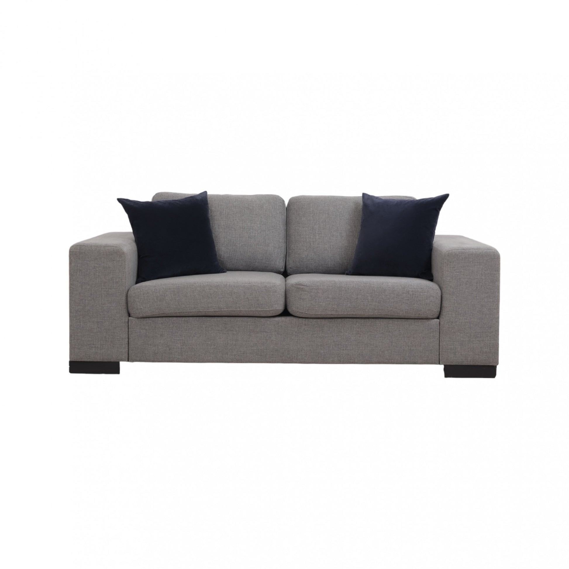 Nyrenset | Lys grå 2-seter sofa