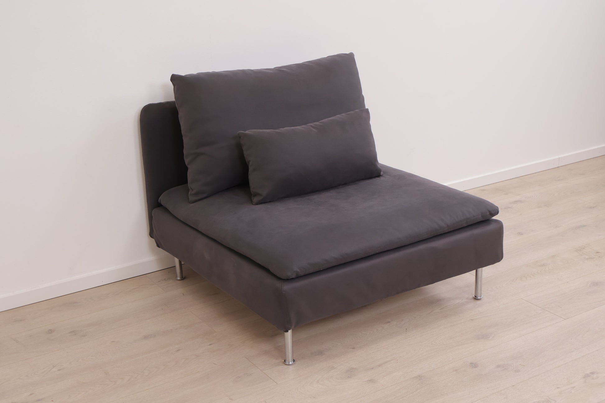 Nyrenset | Mørk grå IKEA Söderhamn 1-seter sofamodul