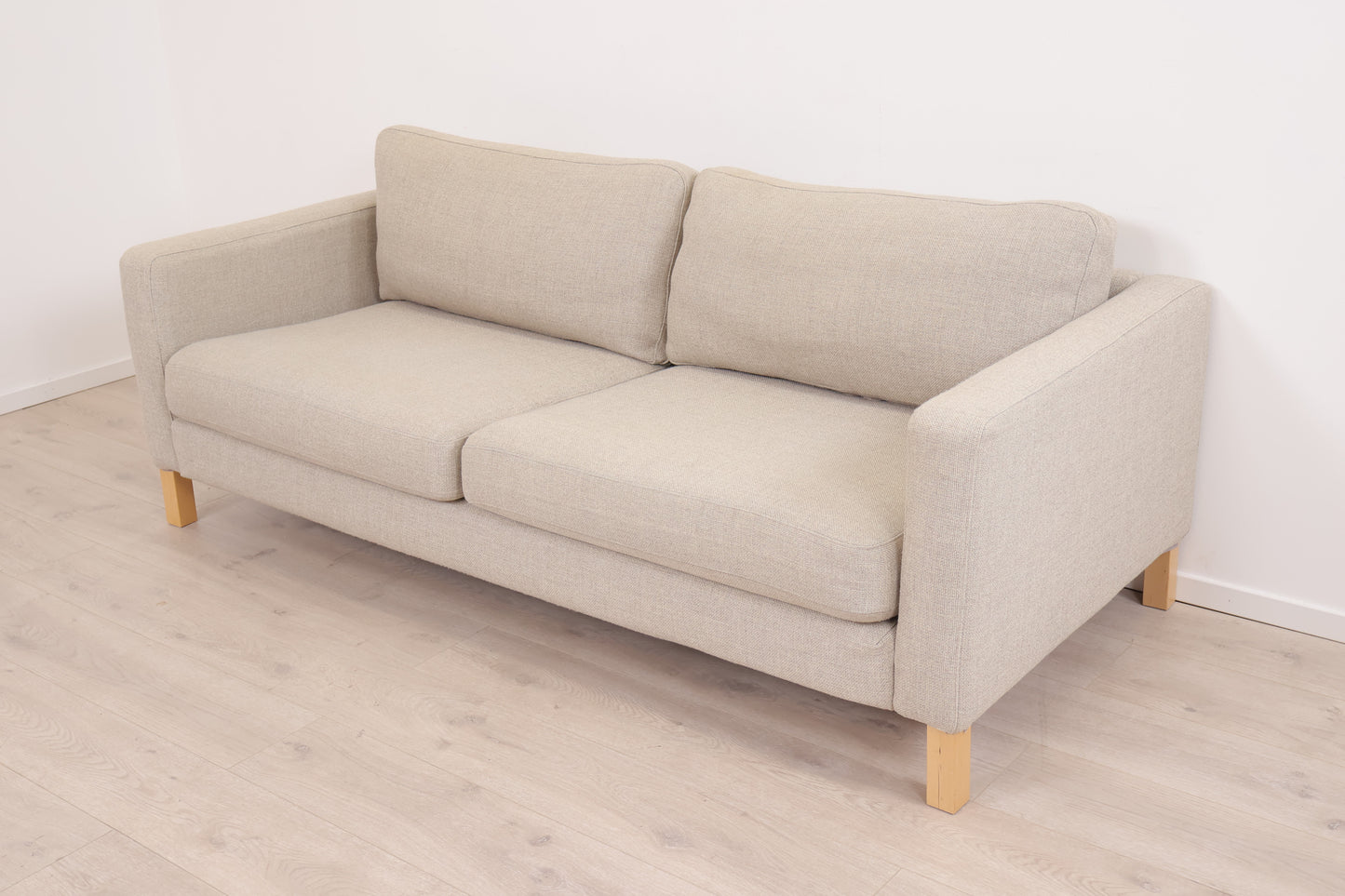 Nyrenset | Beige IKEA Karlstad 3-seter sofa