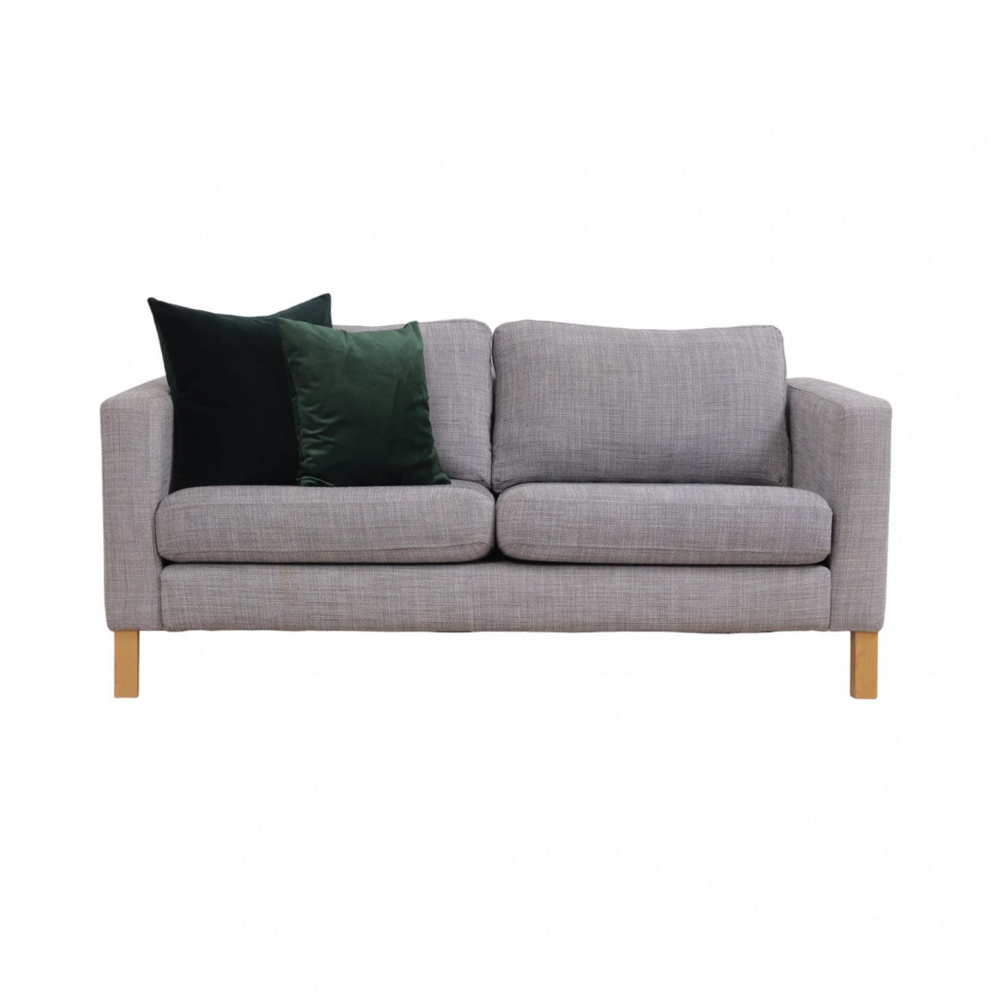 Nyrenset | Grå IKEA Karlstad 2-seter sofa