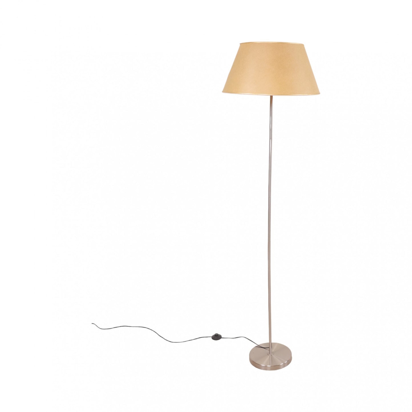 Elegant stålampe med lys lampeskjerm