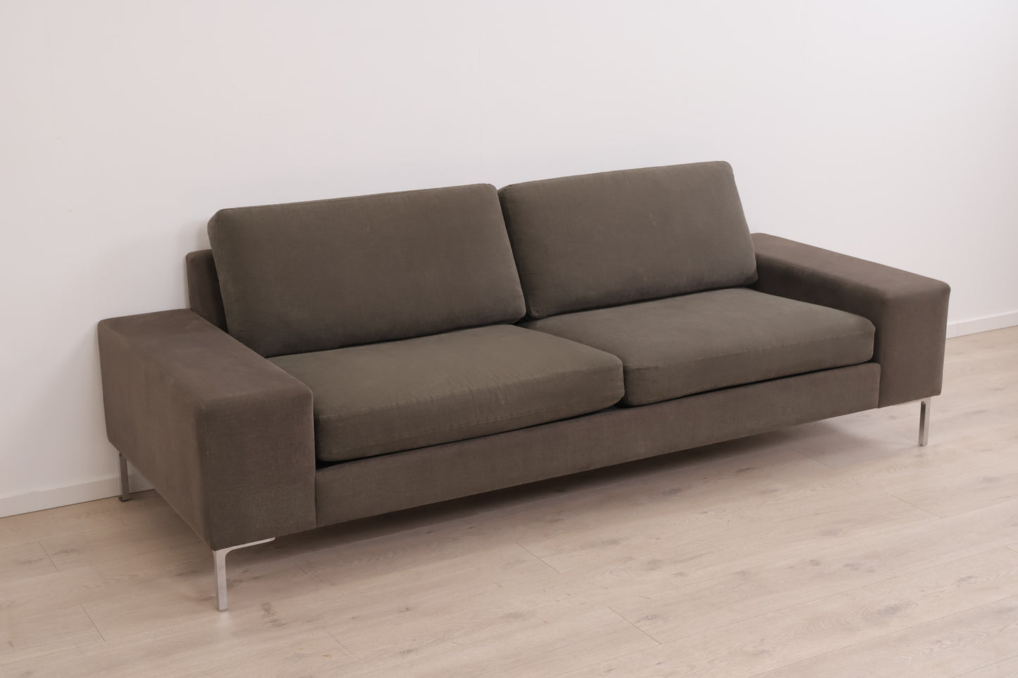 Nyrenset | Grå/grønn Hjelle 3-seter sofa