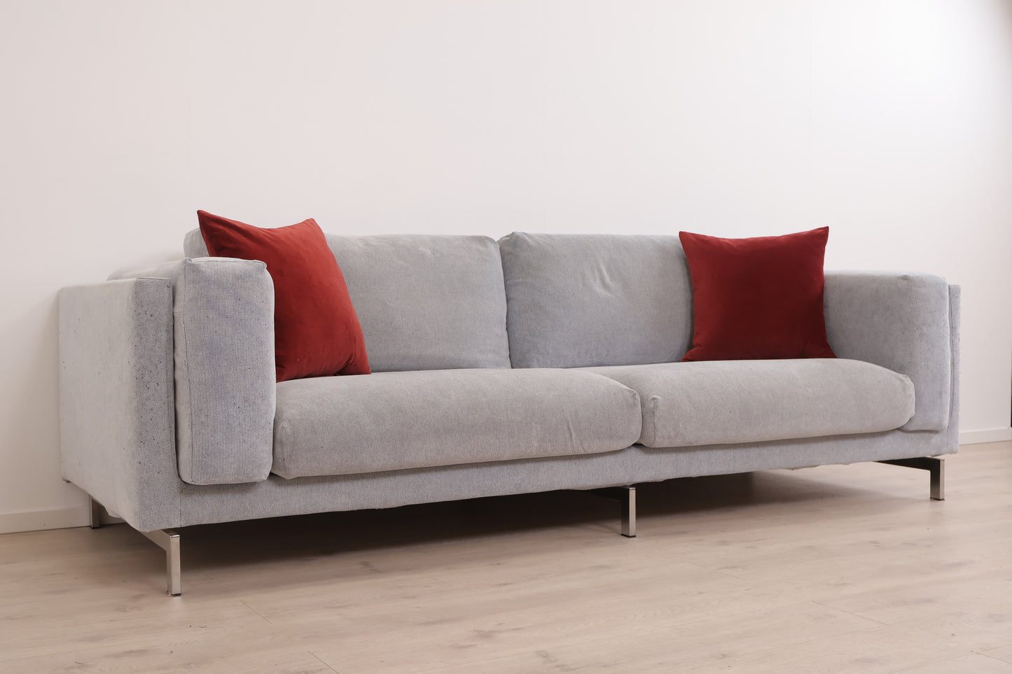 Nyrenset | Grå IKEA Nockeby 3-seter sofa