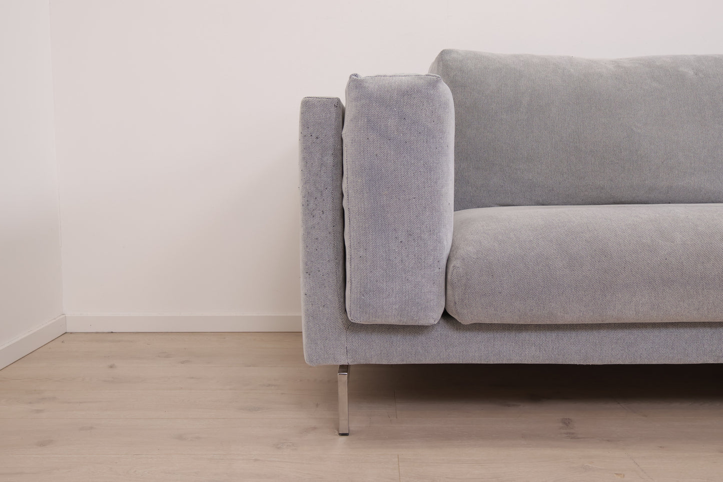 Nyrenset | Grå IKEA Nockeby 3-seter sofa