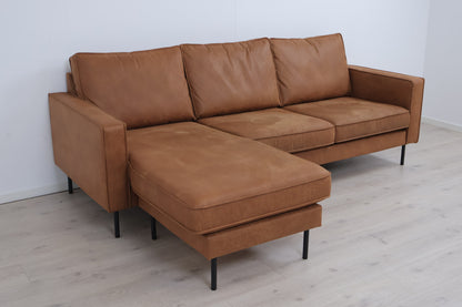 Nyrenset | Brun vendbar Westin sjeselongsofa fra Skeidar