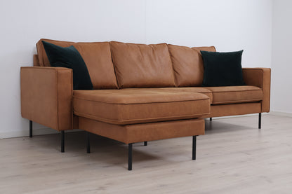 Nyrenset | Brun vendbar Westin sjeselongsofa fra Skeidar