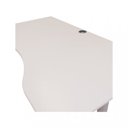 160x90 cm, Kinnarps manuell hev/senk skrivebord