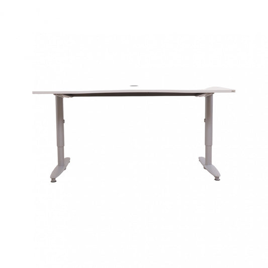 160x90 cm, Kinnarps manuell hev/senk skrivebord