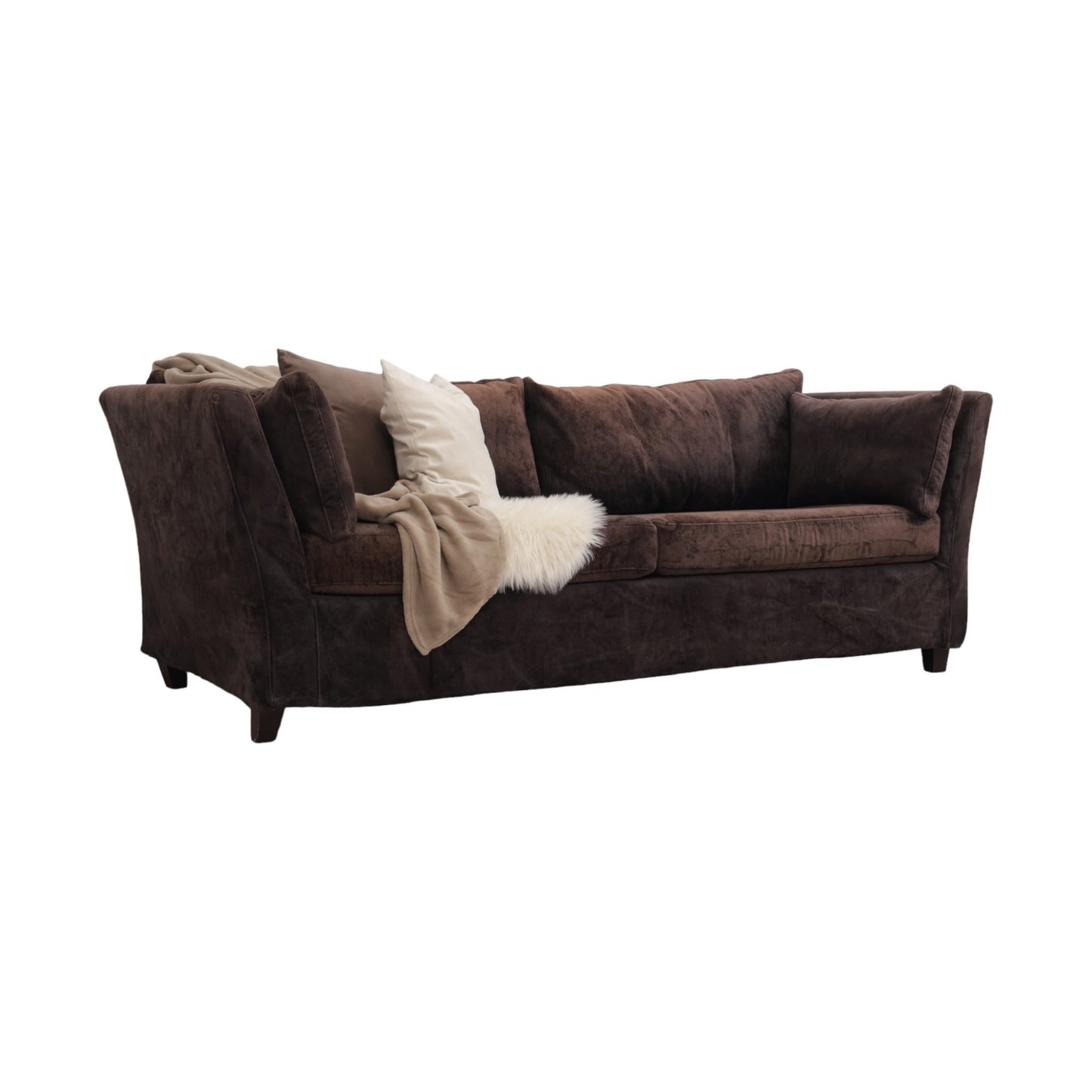 Nyrenset | Brun 3-seter sofa
