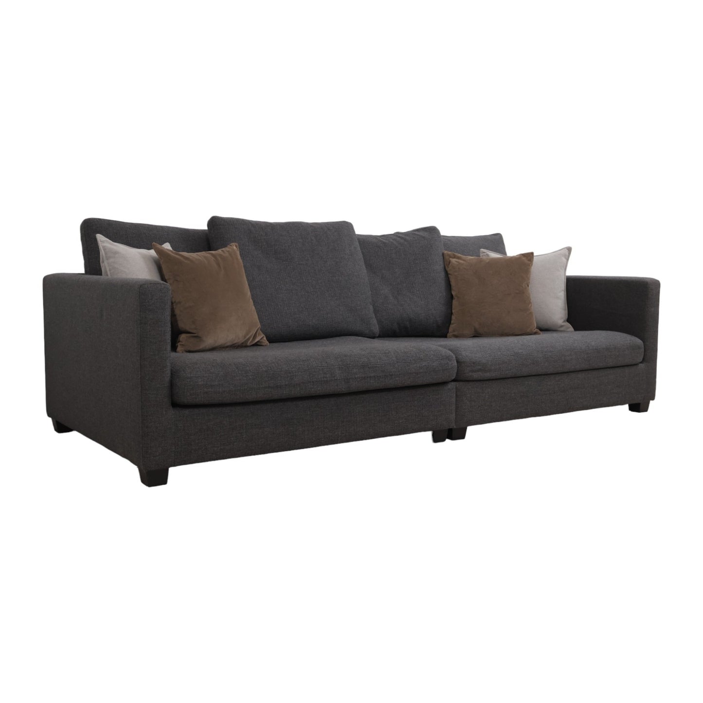 Nyrenset | Mørk grå Habitat Viking 3-seter sofa