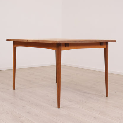 Teak spisebord med tilleggsplater