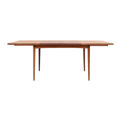 Teak spisebord med tilleggsplater