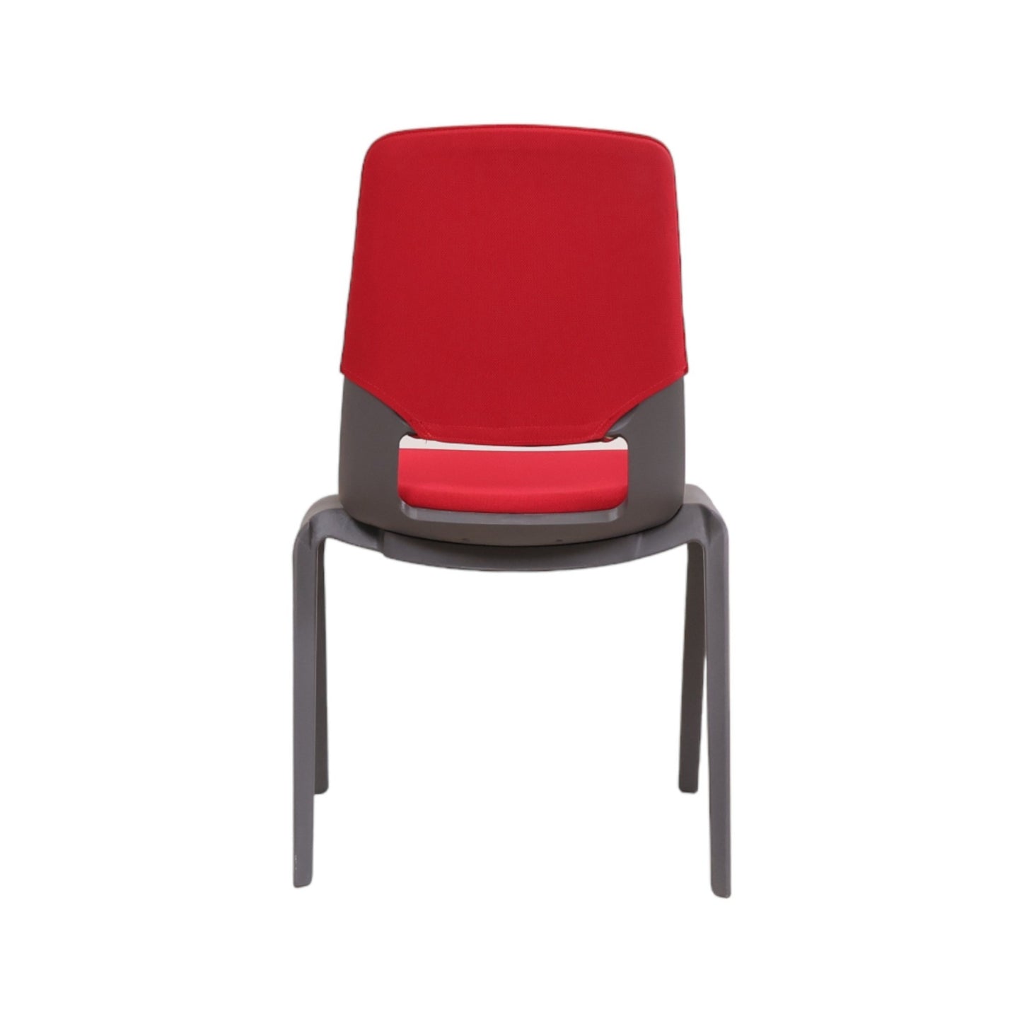 Nyrenset | Rød, enkel konferansestol