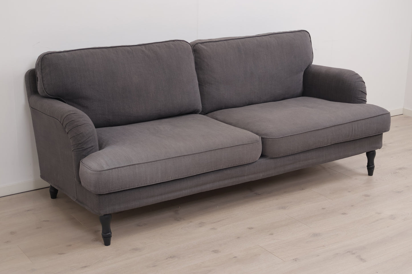 Nyrenset | Mørk grå IKEA Stocksund 3-seter sofa