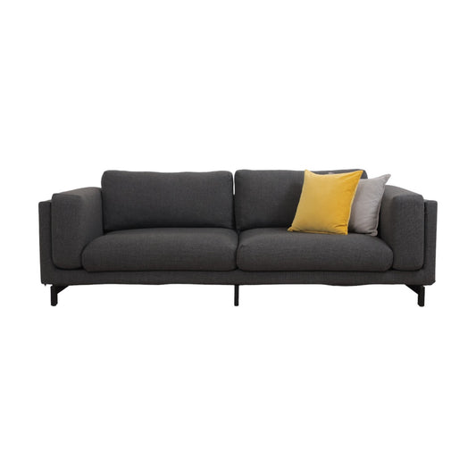 Nyrenset | Mørk grå IKEA Nockeby 3-seter sofa