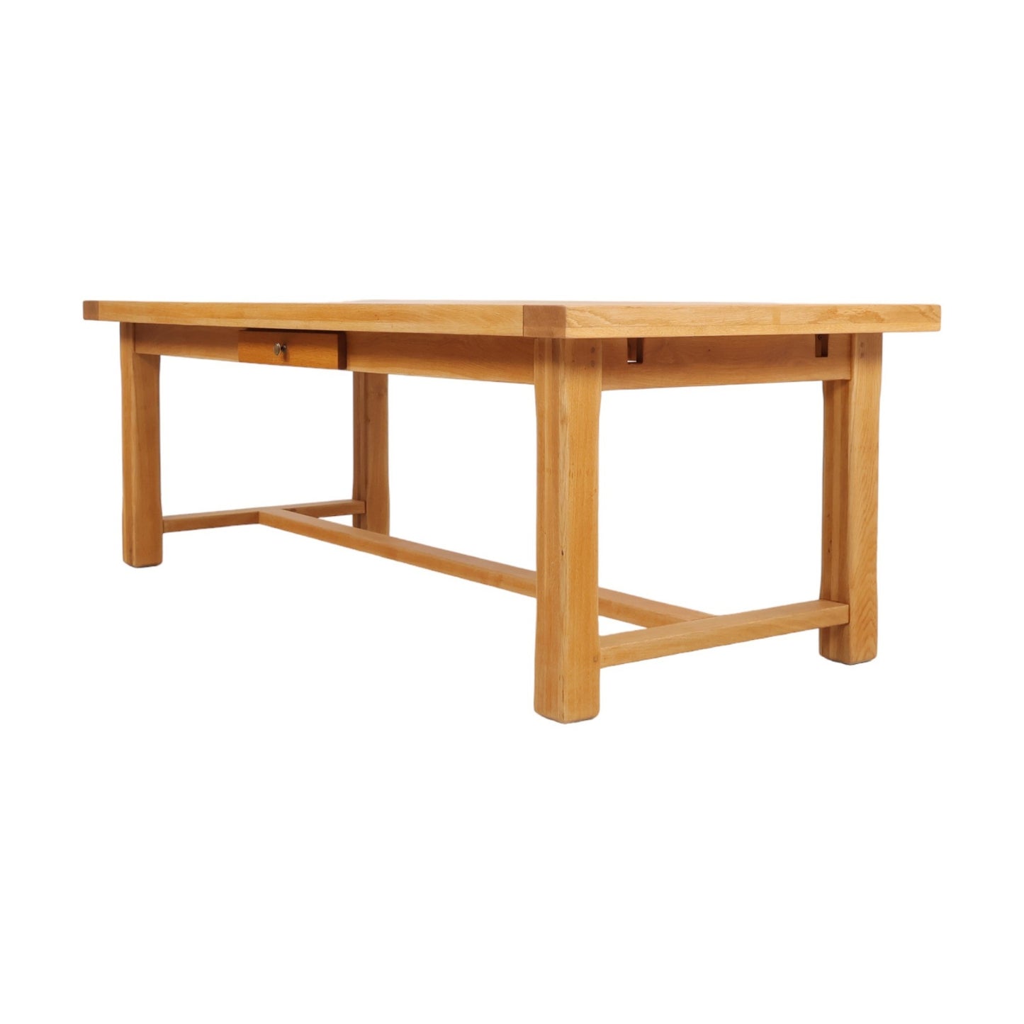 220/320x108 cm, Romslig og solid spisebord med tilleggsplater