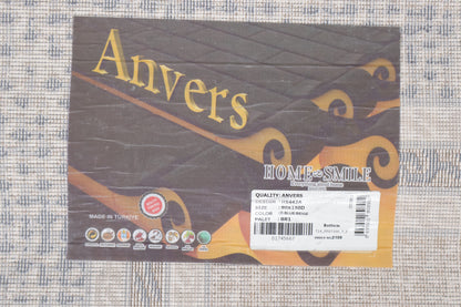 Nyrenset | Blått og beige Anvers gulvteppe