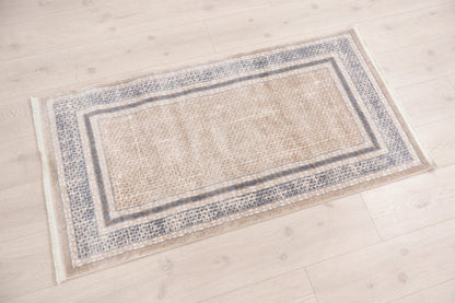 Nyrenset | Blått og beige Anvers gulvteppe