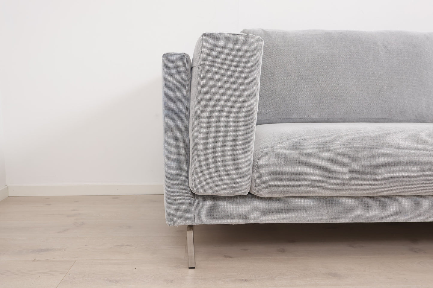 Nyrenset | Lys grå IKEA Nockeby 3-seter sofa