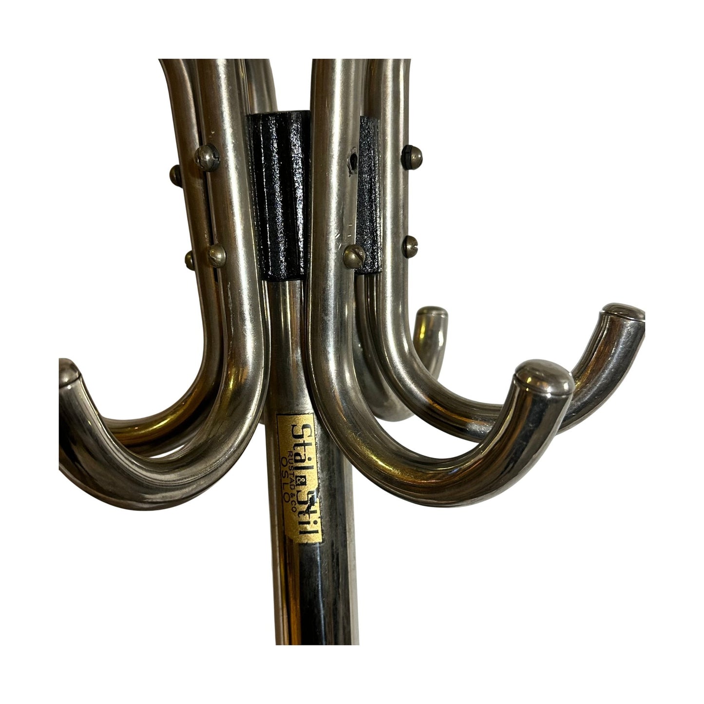 Stumtjener krum 4ben, Grå, 200 cm