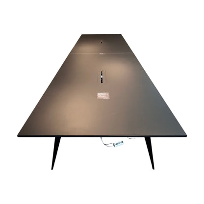 Møtebord fra Edsbyn, sort, 550x150 cm