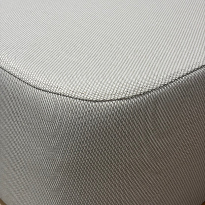 Vienna loungesofa for uterom fra Kid i beige, innebygd sidebord i tre