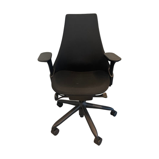 Sayl kontorstol fra Herman Miller, svart