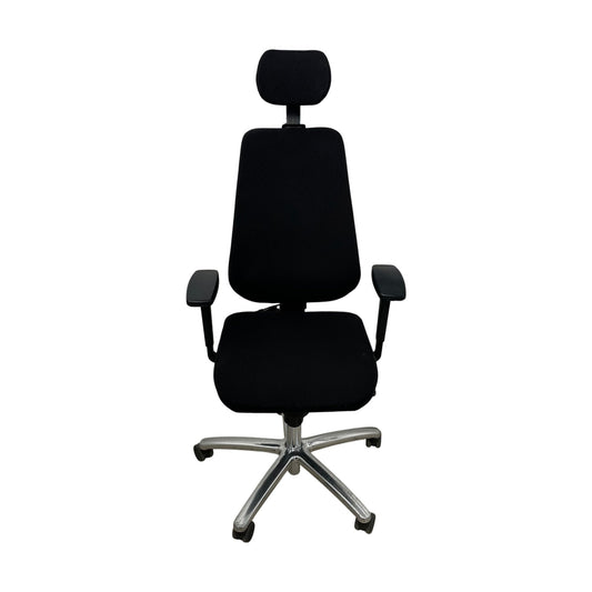 Kontorstol RBM 839 fra RBM, svart stoff