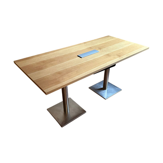 Møtebord m/ strømuttak, 160x75cm