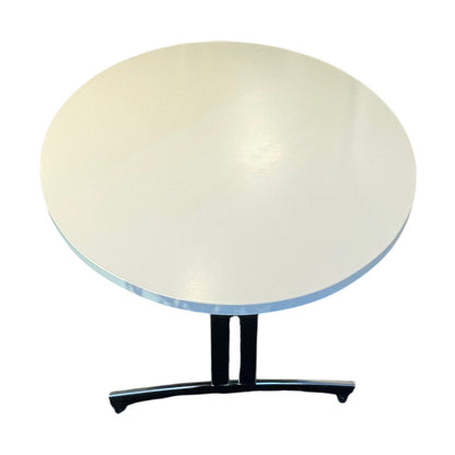 Kinnarps Serie T møtebord, hvit laminat, 180x100 cm