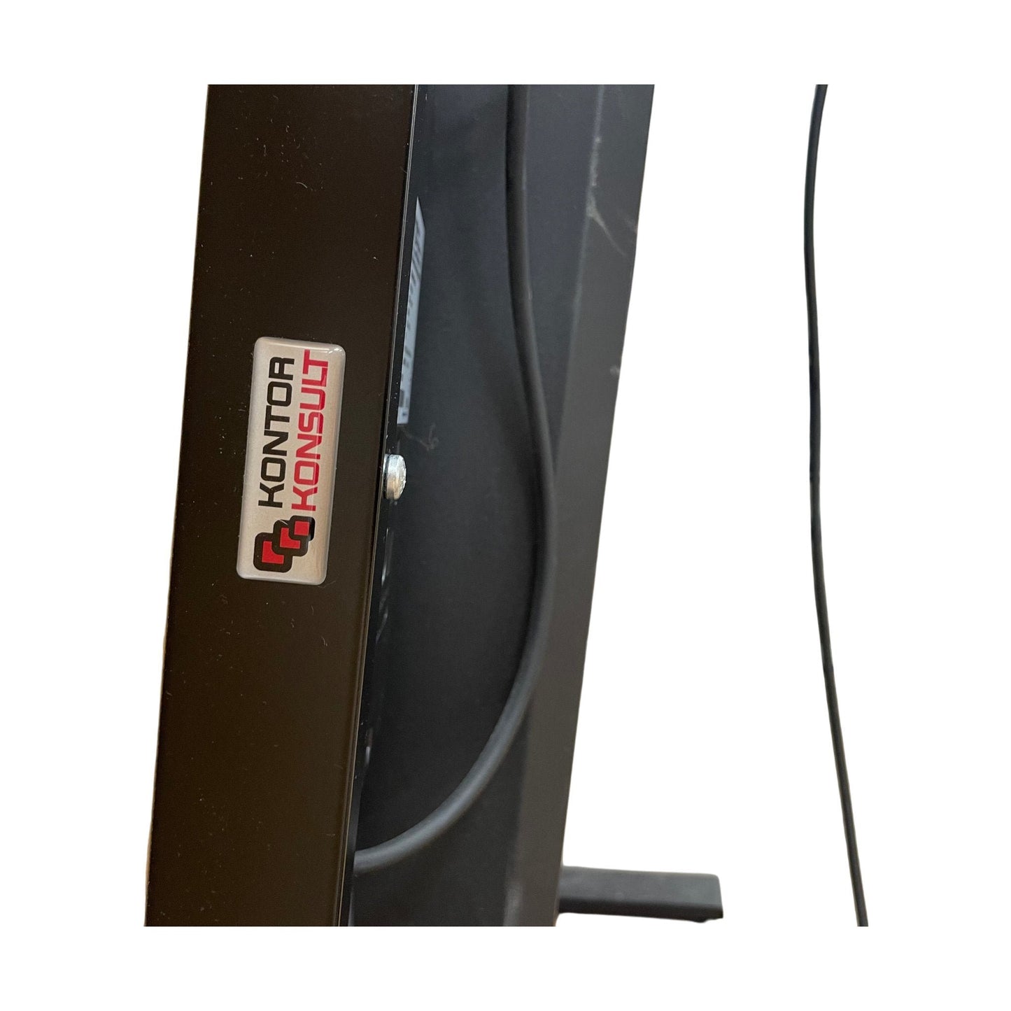 Elektrisk hev/senk skrivebord fra Kontor Konsult, trefarget plate, 120x80 cm