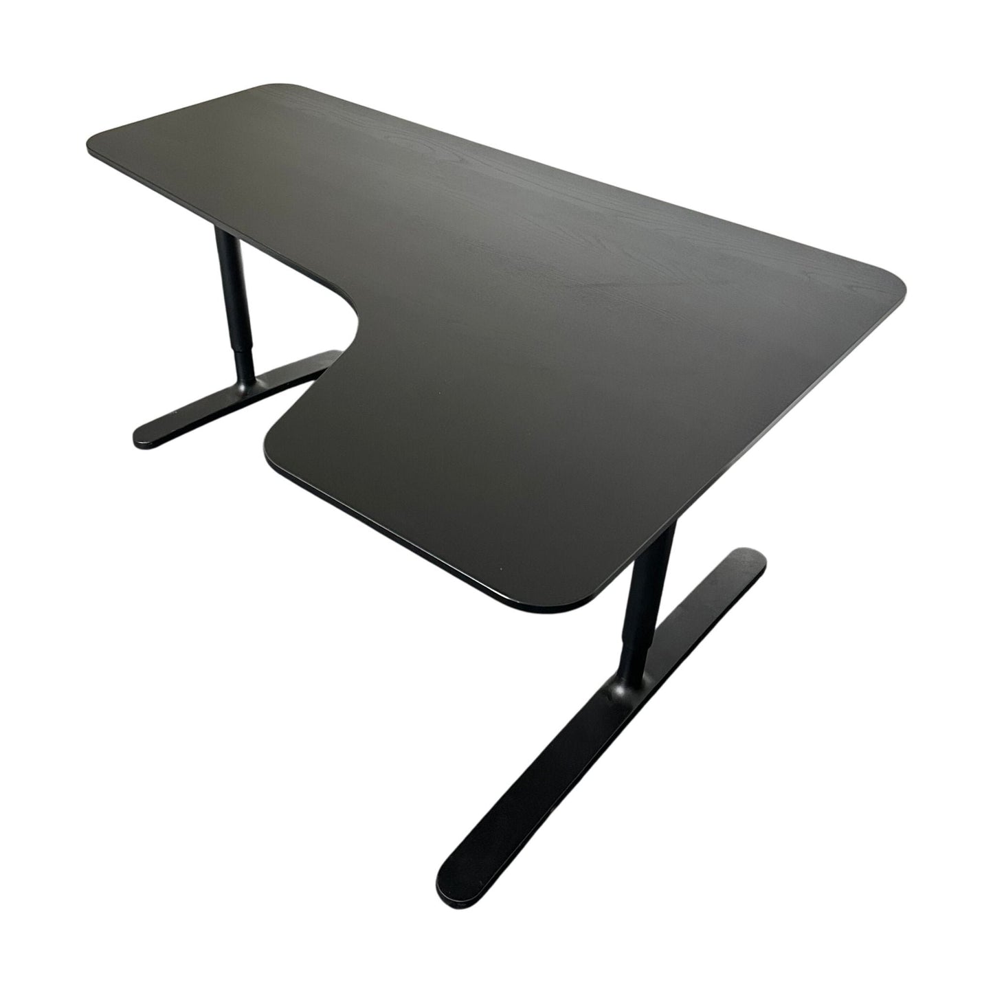 Bekant skrivebord fra IKEA, svart laminat, 160x110 cm