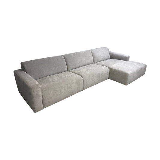 Bellus Olos sjeselongmodul fra A-Møbler, grå, høyre sjeselong