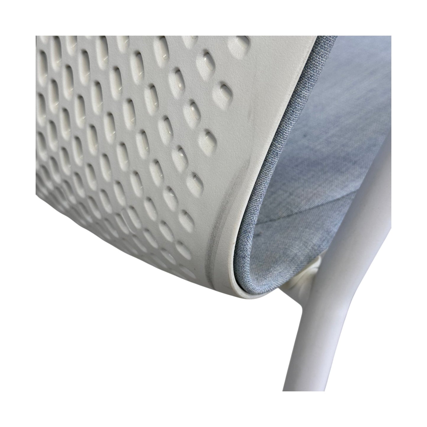 Keyn møteromsstol fra Herman Miller, 4-ben, full polstring, med armlener