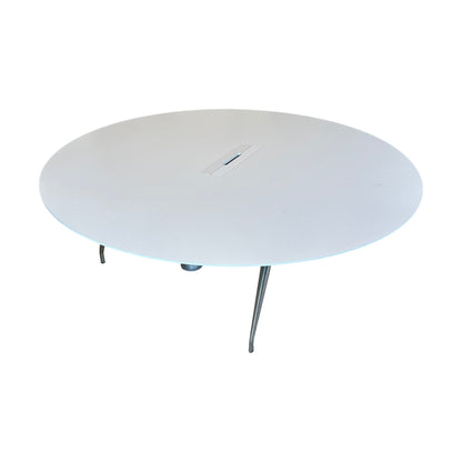 HAY møtebord, hvit laminat, 200x200 cm